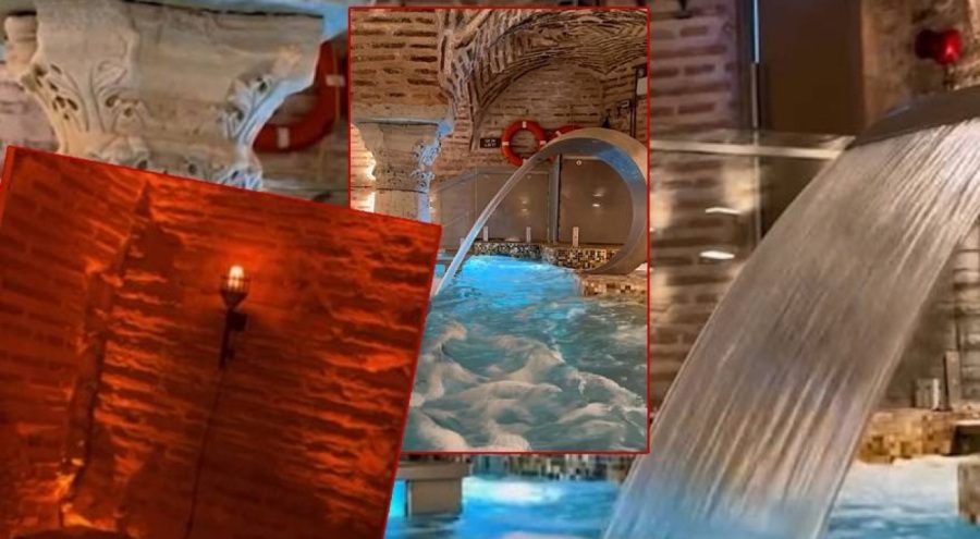 Ayasofya'daki bin 500 yıllık sarnıcı Hilton Otel masaj salonu olarak kullanıyor