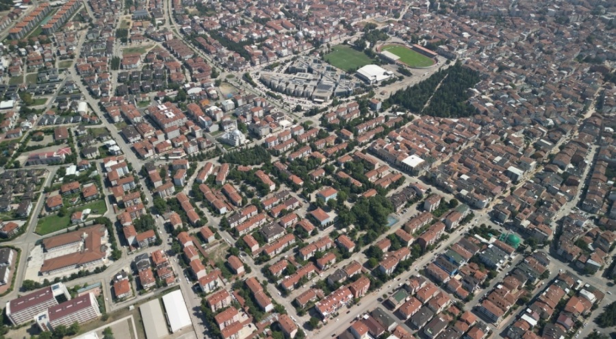 İnegöl'de binaların kimliği oluşturuluyor