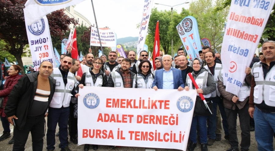Bursa'da 1 Mayıs coşkusu