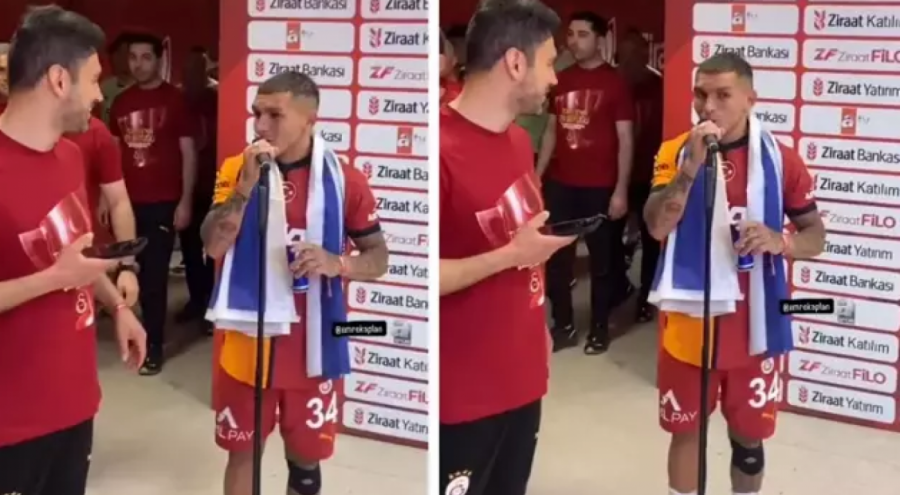 Galatasaray'da Lucas Torreira'dan Okan Buruk'a olay şaka