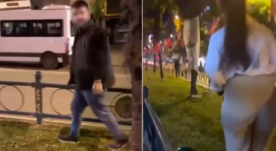 Bursa'da Türk bayrağını yakmaya çalışan şüpheli yakalandı