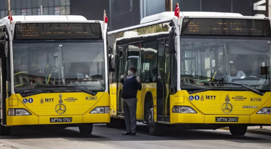 İstanbul'da 3 Bin 41 Halk Otobüsü Kontak Kapatıyor