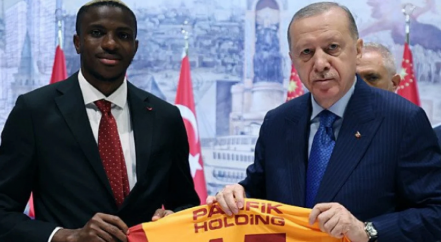 Dursun Özbek'ten Cumhurbaşkanı Erdoğan'a: Taraftar çıldırdı, Osimhen'i istiyorlar