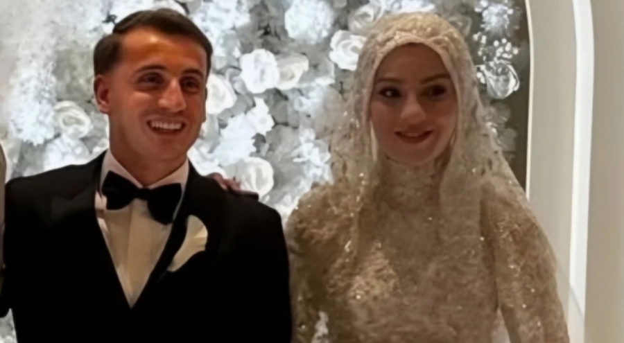 Kerem Aktürkoğlu Kocaeli'de evlendi