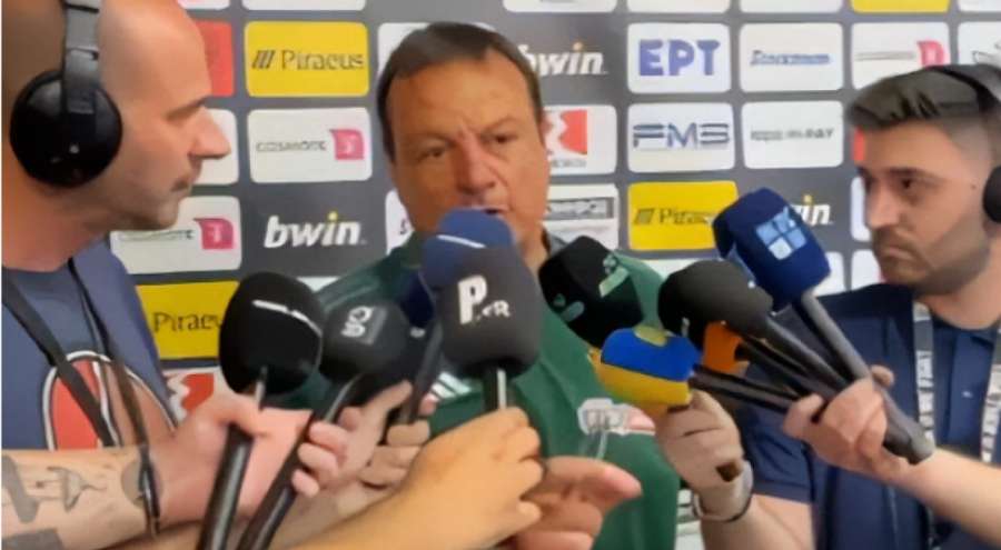 Olympiakos taraftarından küfürlü tezahürat: Ergin Ataman'dan sert tepki