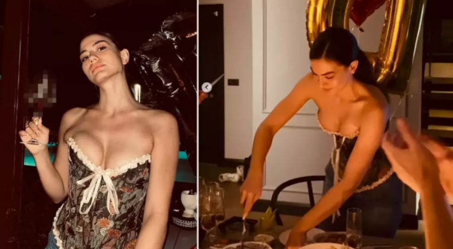 Eşref Rüya Sezon Finali Yapıyor! Demet Özdemir'e Kesilen Pastadaki Not Dikkat Çekti