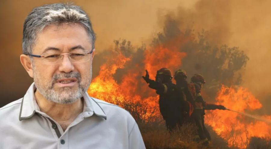 Bakan Yumaklı: Çeşme'deki yangın kontrol altına alındı