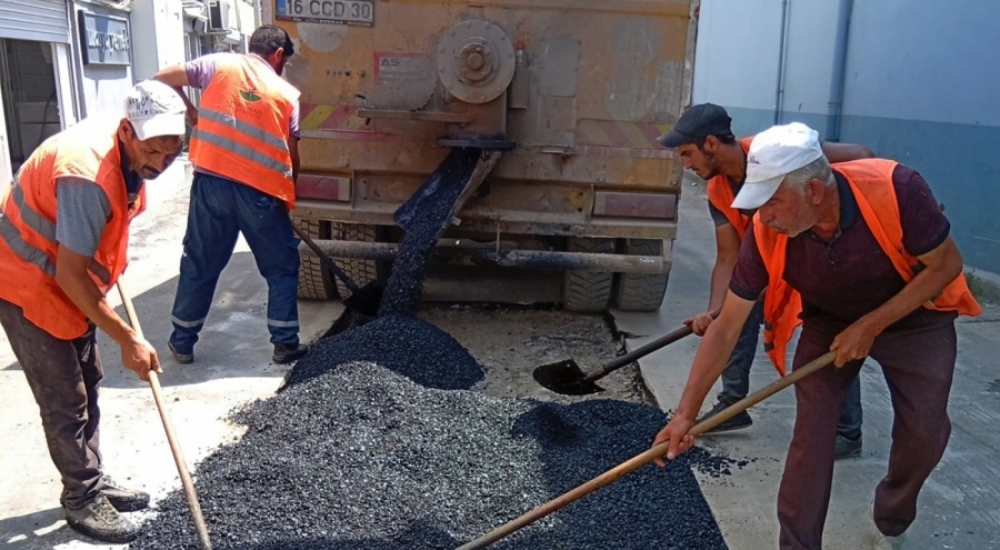 Osmangazi Belediyesi'nden Yol Seferberliği