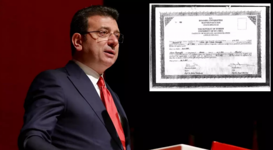 Ekrem İmamoğlu'nun Yüksek Lisans Diploması da İptal Edildi