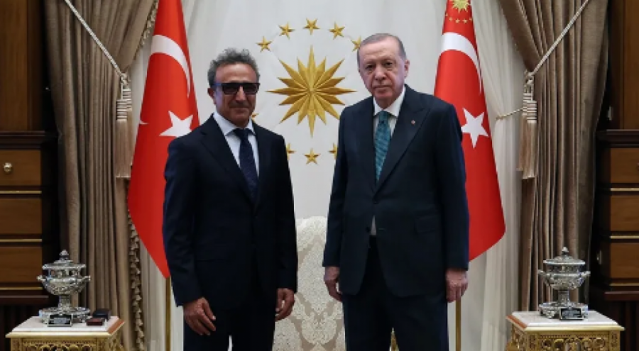 Cumhurbaşkanı Erdoğan, Hamdi Ulukaya'yı Beştepe'de Kabul Etti